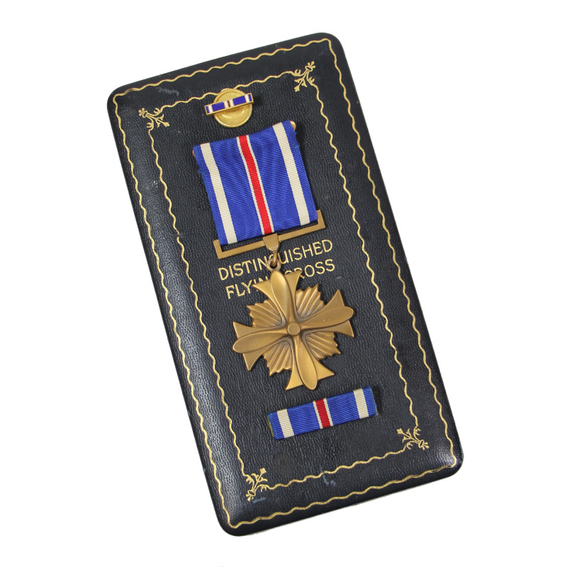 Coffret médaille, Distinguished Flying Cross, complet