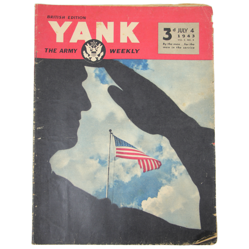 Magazine, YANK, British Edition, July 4, 1943, Independence Day
