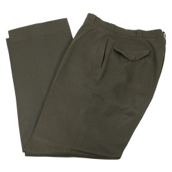 Trousers, Wool, Chocolate, Officer, US Army, Waist Size 28