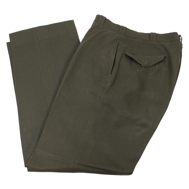 Trousers, Wool, Chocolate, Officer, US Army, Waist Size 28
