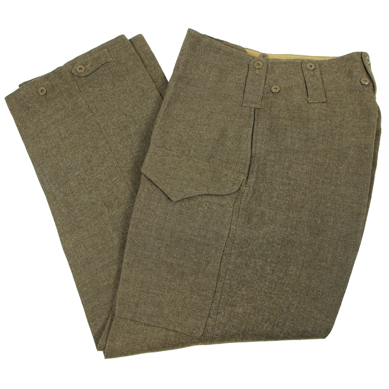 Trousers, Battledress, 1939 Pattern, Canadian, Size 10, 1945