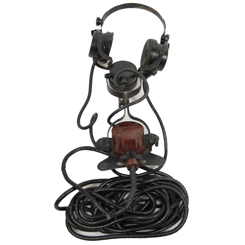 Microphone, Chest Set, with Earphones, Helmet, Mk 2, US Navy
