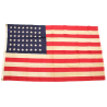 Drapeau US, 48 étoiles brodées, ANNIN, DEFIANCE, 89 x 152 cm