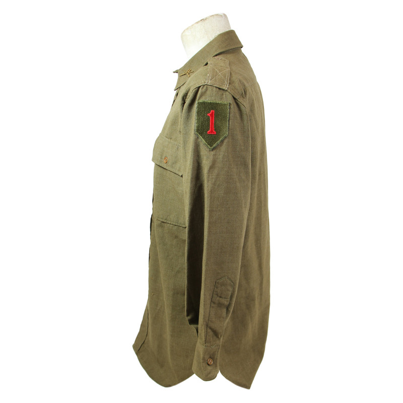 Shirt, Wool, Officer's, Captain, 18th Inf. Regt., 1st Infantry Division