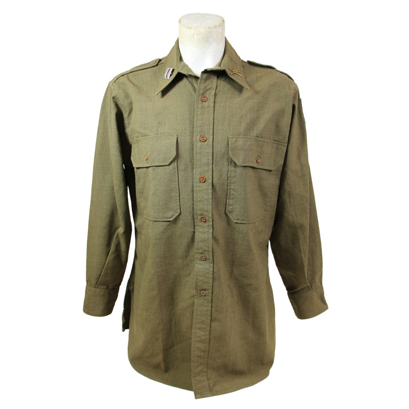Shirt, Wool, Officer's, Captain, 18th Inf. Regt., 1st Infantry Division