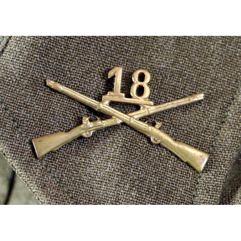 Shirt, Wool, Officer's, Captain, 18th Inf. Regt., 1st Infantry Division