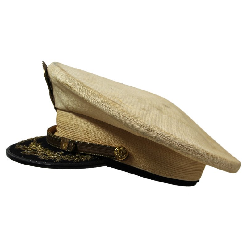 Cap, Senior Officer, US Army, White, LIVINGSTON'S, Size 7 ⅛