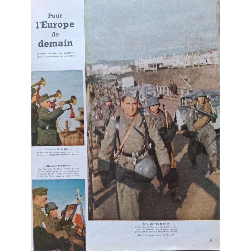 Magazine, Signal, numéro 1, février 1942, édition française, LVF