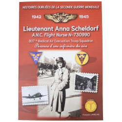 Book, Lieutenant Anna Scheldorf, A.N.C. Flight Nurse, The Journey of a woman who preserved life in the sky