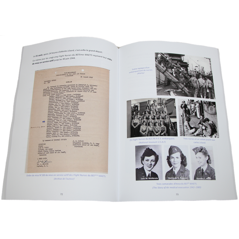 Book, Lieutenant Anna Scheldorf, A.N.C. Flight Nurse, The Journey of a woman who preserved life in the sky