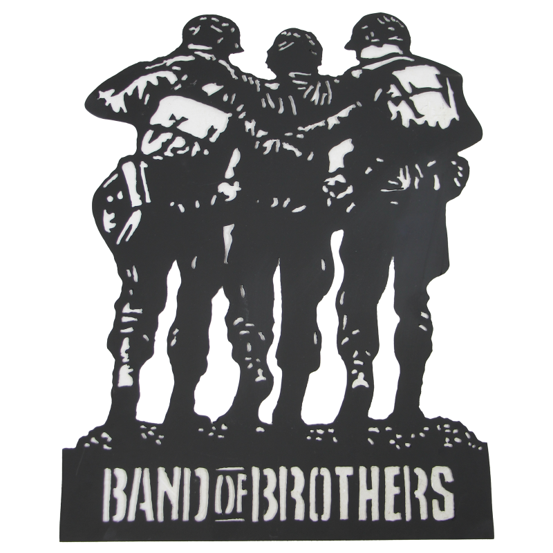 Décoration murale en métal, Band of Brothers