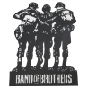 Decoration, Wall, Metal, Band of Brothers