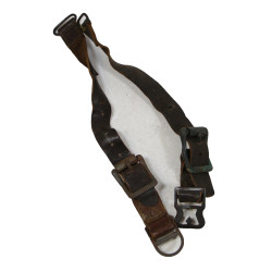Sangle en cuir 42B4970 & 42A718-19, masque à oxygène, Type A-8B, USAAF