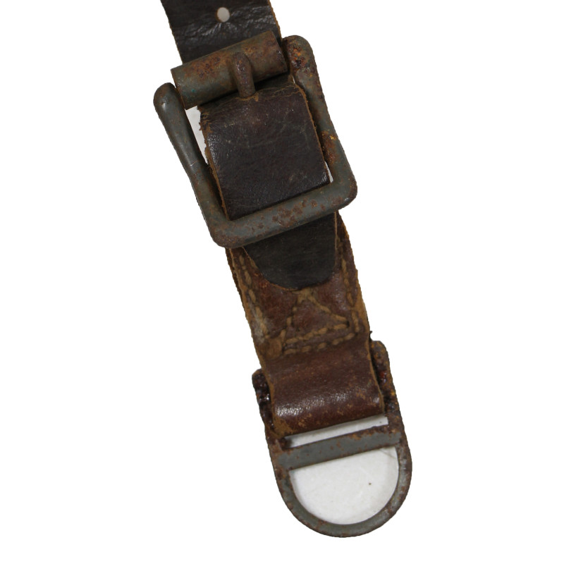 Strap, Assembly, Leather, 42B4970 & 42A718-19, Mask, Oxygen, Type A-8B, USAAF