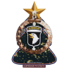 101st Airborne Division Swivel Christmas Pendant Light