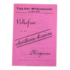 Leaflet, Folk Festival, Tag der Wehrmacht, Haguenau, April 4, 1943, Pink