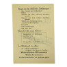 Prospectus, fête folklorique, Tag der Wehrmacht, Haguenau, 4 avril 1943, jaune