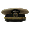 Casquette officier, US Navy, beige, RATNER, taille 59, nominative
