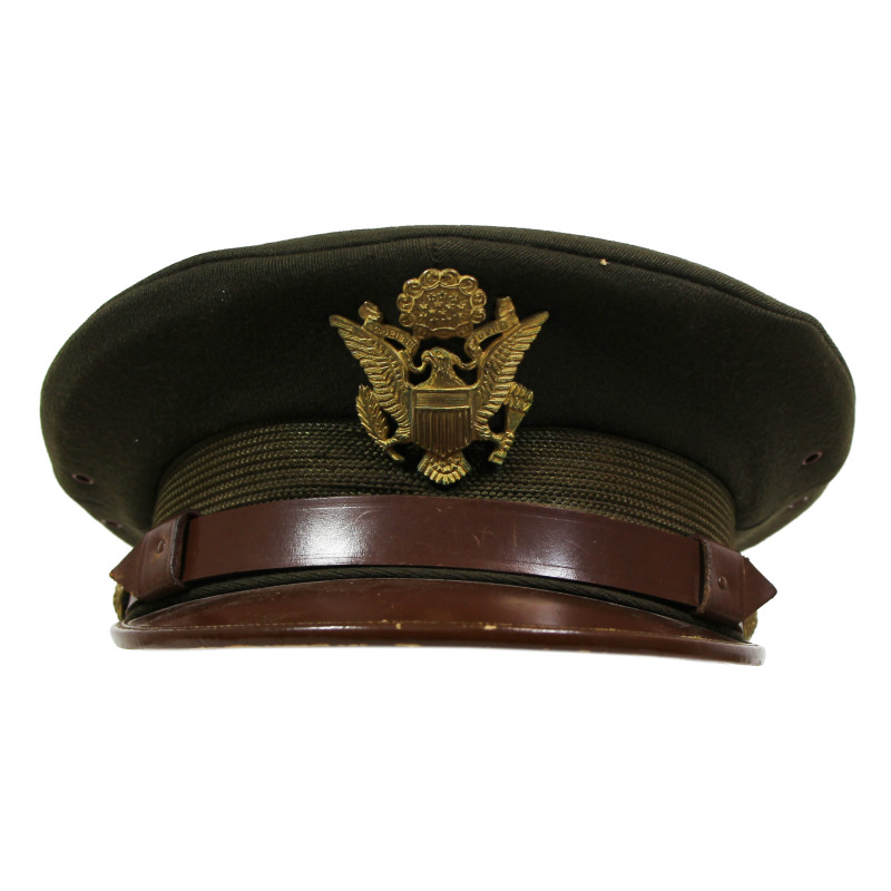 Cap, Visor, Officer, US Army, Cpt. Karl Dannenfeldt, 90th Inf. Div.