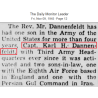 Casquette officier, US Army, Cpt. Karl Dannenfeldt, 90th Inf. Div.