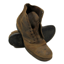 Brodequins de combat, US Army, cuir retourné, Type III, pointure 9 ½ D