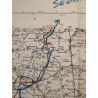 Lot of Fifteen Allied Maps, France, Belgium, Netherlands, Lt. Col. Hugh Mozley, 326th AEB, 101st Airborne Division, ETO