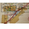 Lot of Fifteen Allied Maps, France, Belgium, Netherlands, Lt. Col. Hugh Mozley, 326th AEB, 101st Airborne Division, ETO
