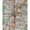 Lot of Fifteen Allied Maps, France, Belgium, Netherlands, Lt. Col. Hugh Mozley, 326th AEB, 101st Airborne Division, ETO