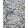 Lot de 15 cartes, France, Belgique, Pays-Bas, Lt. Col. Hugh Mozley, 326th AEB, 101st AB, route de Bastogne