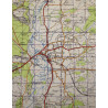 Lot de 15 cartes, France, Belgique, Pays-Bas, Lt. Col. Hugh Mozley, 326th AEB, 101st AB, route de Bastogne
