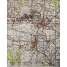Lot of Fifteen Allied Maps, France, Belgium, Netherlands, Lt. Col. Hugh Mozley, 326th AEB, 101st Airborne Division, ETO