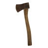 Axe, Intrenching, M-1910, with Carrier, OD 3, SHANE MFG. CO. 1942