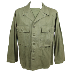 Veste de combat, US Army, treillis HBT (Herringbone Twill), Special, 42R, 1944