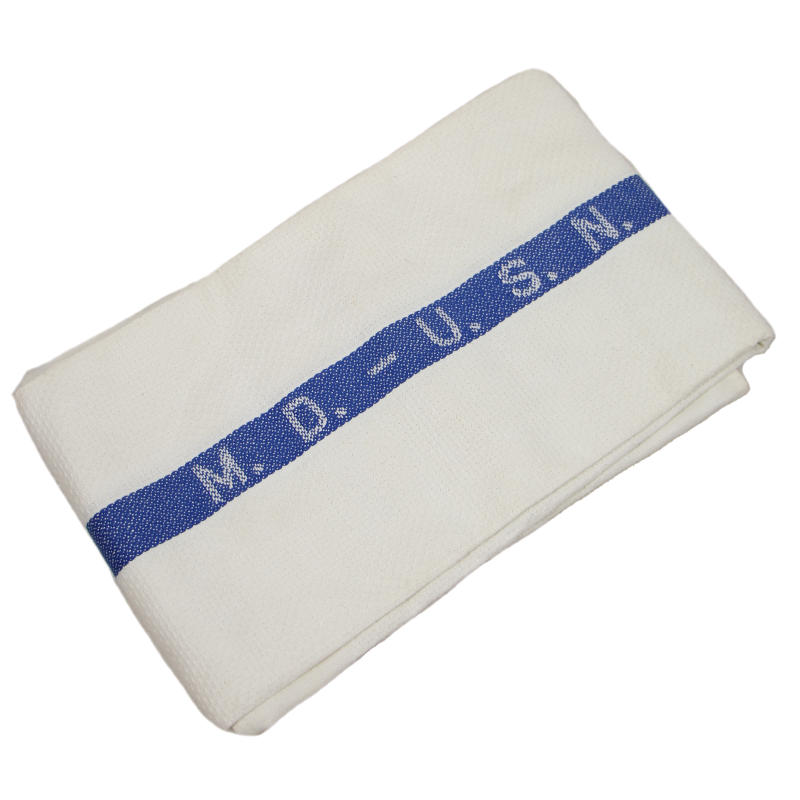 Serviette en nid d'abeille, CANNON, US Navy Medical Department