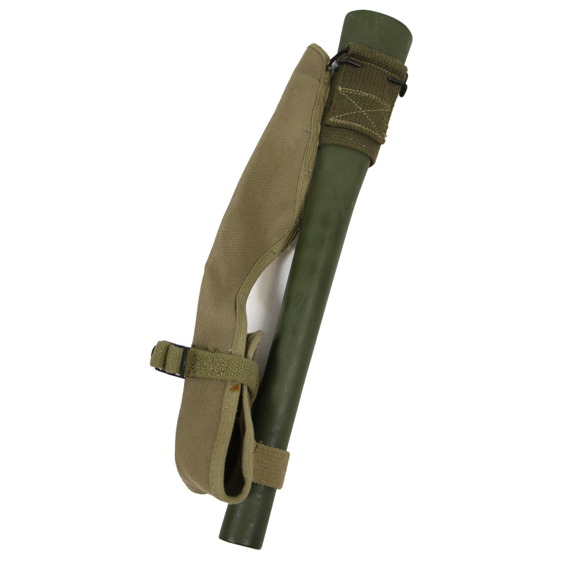 Manche de pioche, US Army, BM & CO. 1943, avec étui en toile, HARIAN 1944