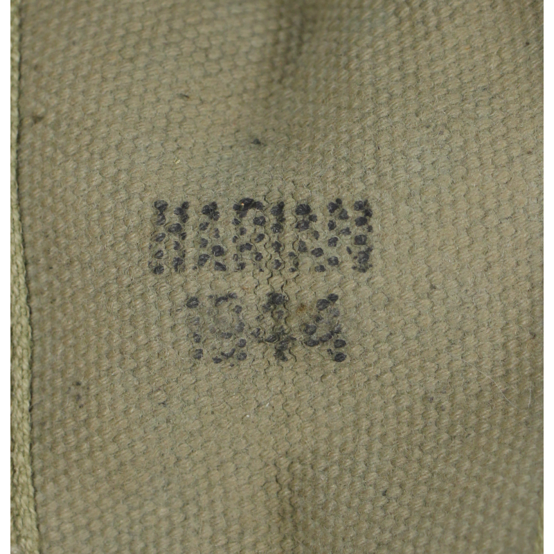 Manche de pioche, US Army, BM & CO. 1943, avec étui en toile, HARIAN 1944
