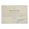Invitation, NSDAP Meeting, Haguenau