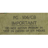 Harnais de pigeon voyageur, PG-106/CB, avec capsule, PG-67