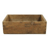 Caisse en bois, hachis de corned-beef, UNITED PACKERS, INC., vide