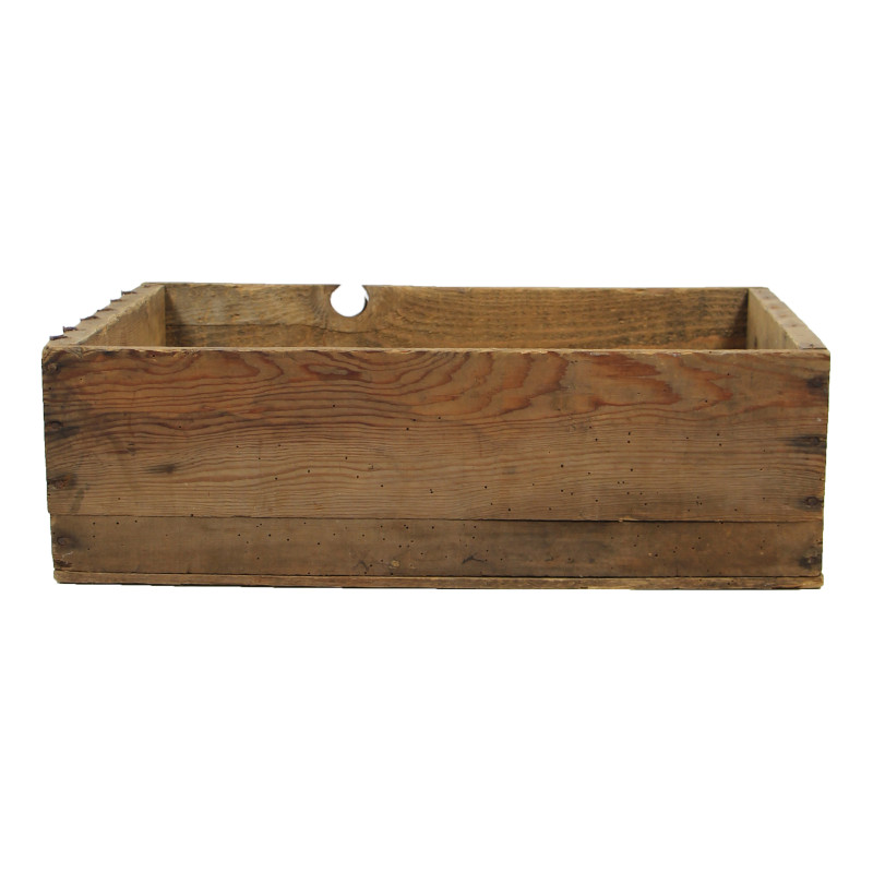 Caisse en bois, hachis de corned-beef, UNITED PACKERS, INC., vide
