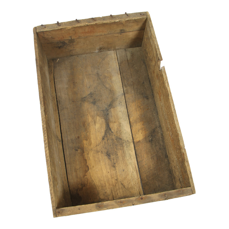 Caisse en bois, hachis de corned-beef, UNITED PACKERS, INC., vide