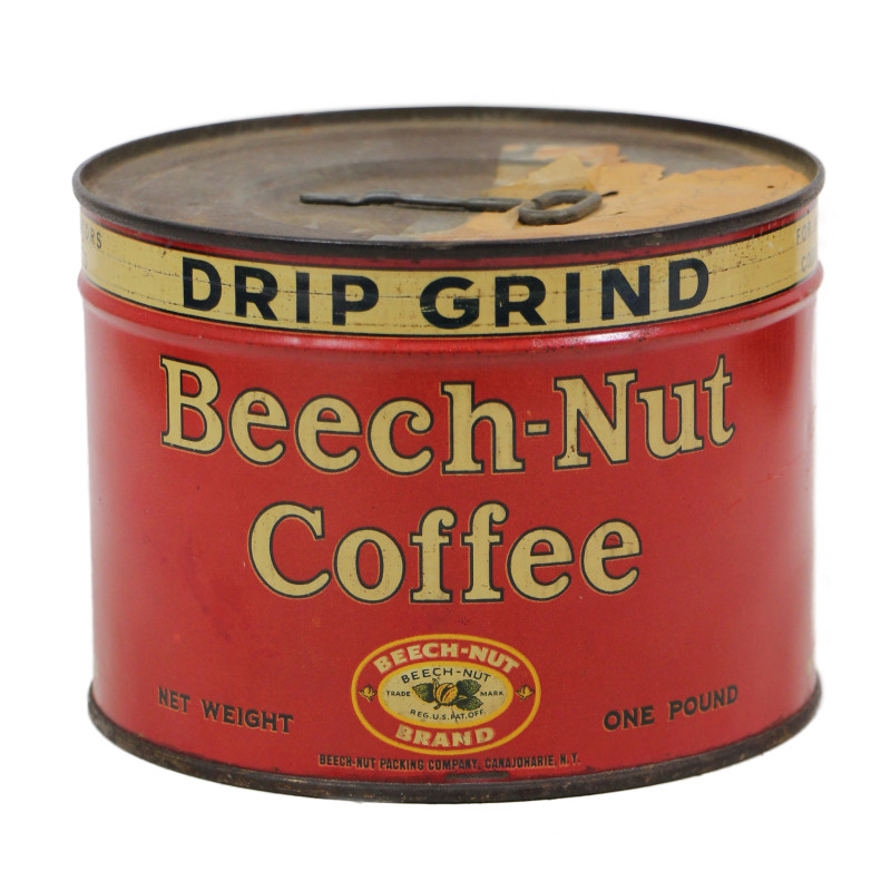 Boîte de conserve, café, Beech-Nut Coffee, 1941, intacte