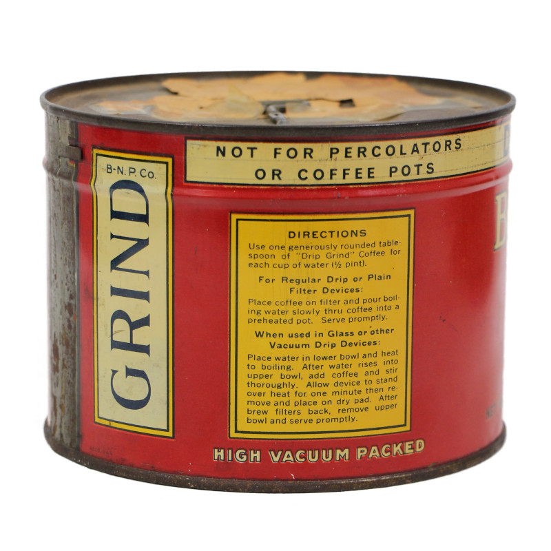 Can, Tin, Beech-Nut Coffee, 1941, Untouched