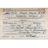 Card, Identification, Medical, 1st Type, Pvt. Ervin Frazier, 40th Station Hospital, ETO