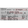 Card, Identification, Medical, 1st Type, Pvt. Ervin Frazier, 40th Station Hospital, ETO
