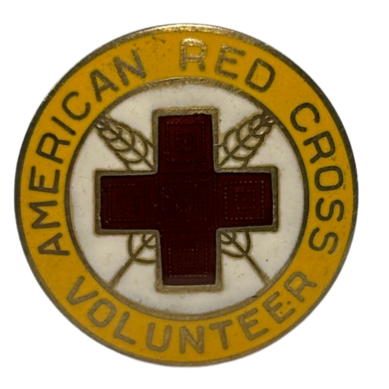 Insigne, American Red Cross Volunteer, Staff Corps, Sterling