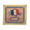 Billet drapeau (billet d'invasion), 2 francs, 1944