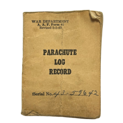 Record, Log, Parachute, A-4, Patterson Field, Iceland