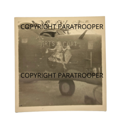 Photo, USAAF, B-24, Nose Art, 'ART'S CART'