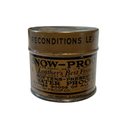 Boîte de graisse à chaussures, Snow-Proof, Waterproofing, The Snow Proof Co.